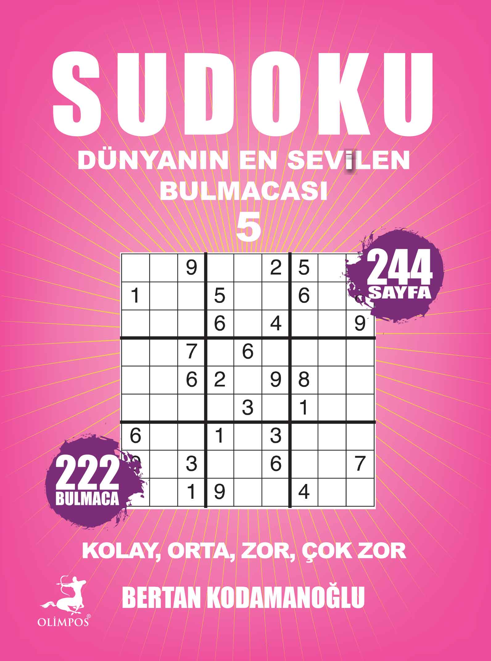 Sudoku Kolay, Orta, Zor, Çok Zor 5 