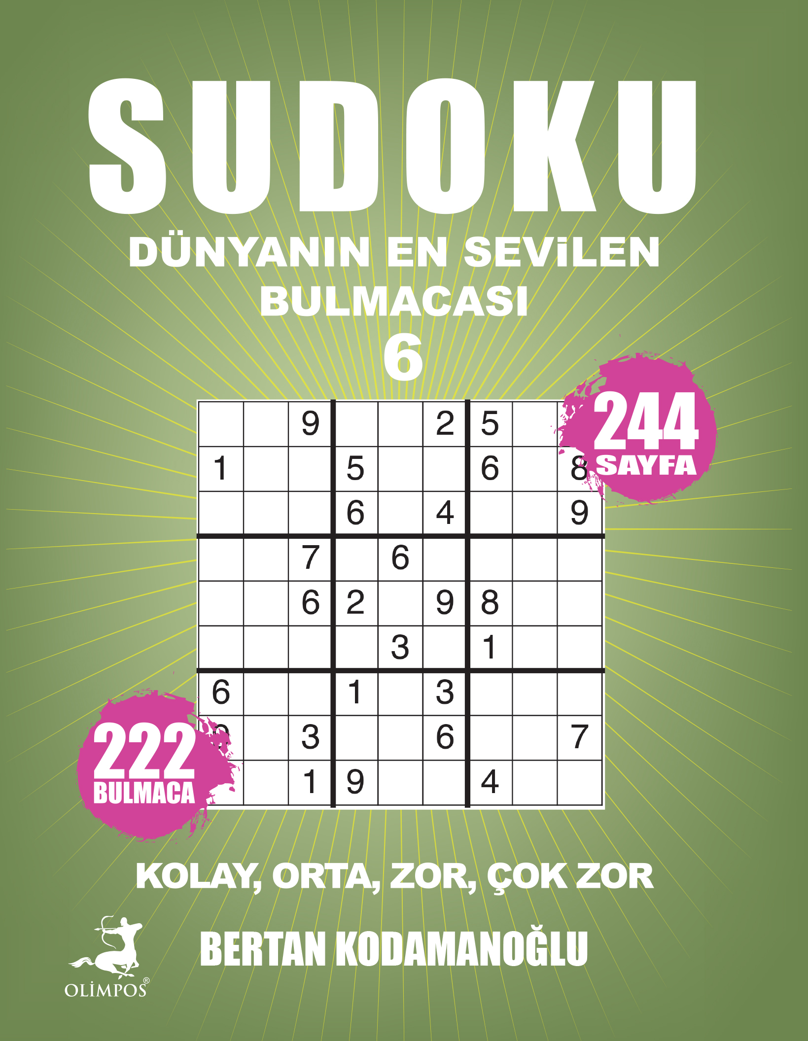 Sudoku Kolay Orta Zor Çok Zor - 6