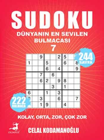 Sudoku Kolay Orta Zor Çok Zor-7